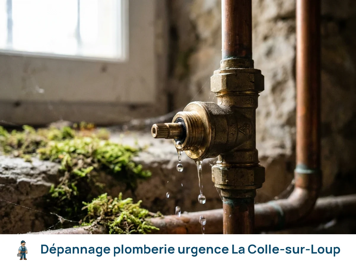 Dépannage plomberie urgence à La Colle-sur-Loup