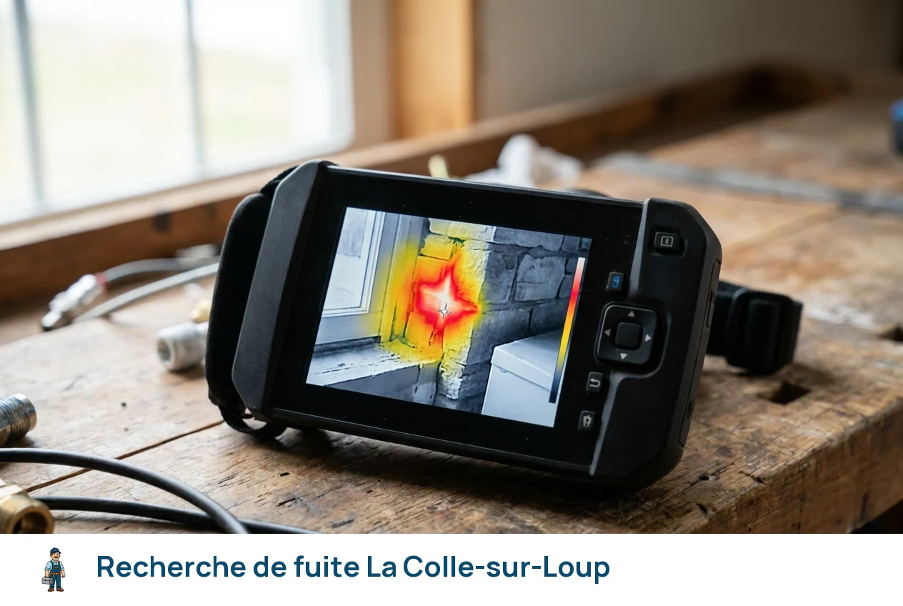 Recherche de fuite à La Colle-sur-Loup