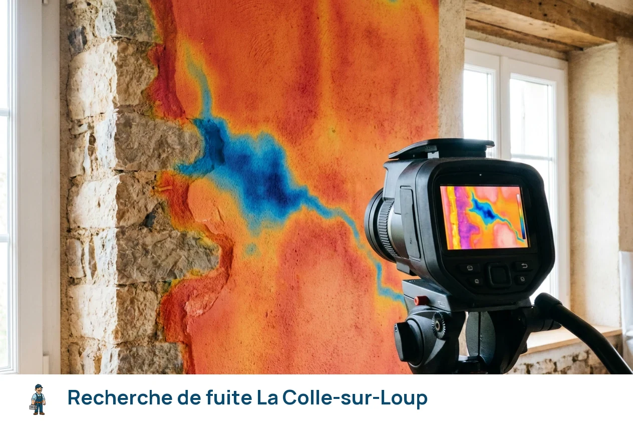 Recherche de fuite à La Colle-sur-Loup