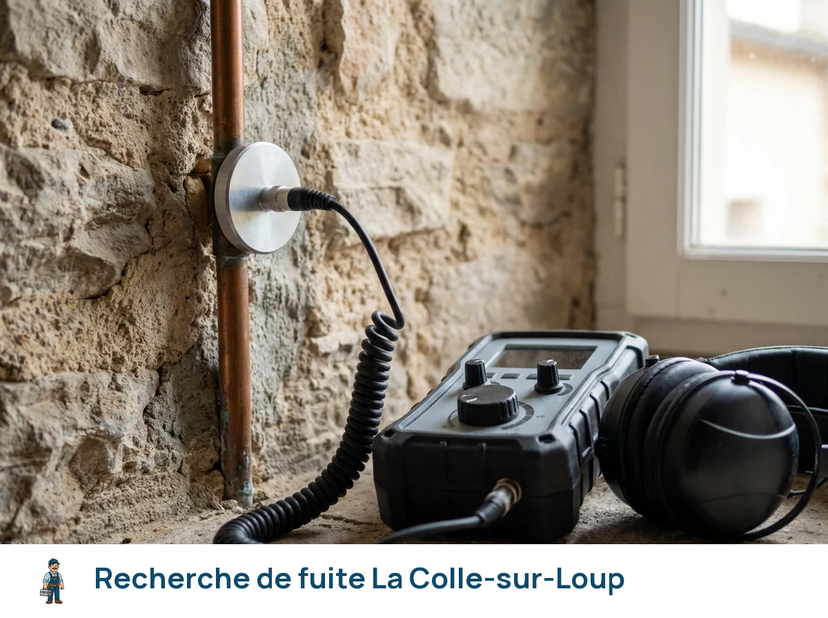 Recherche de fuite à La Colle-sur-Loup