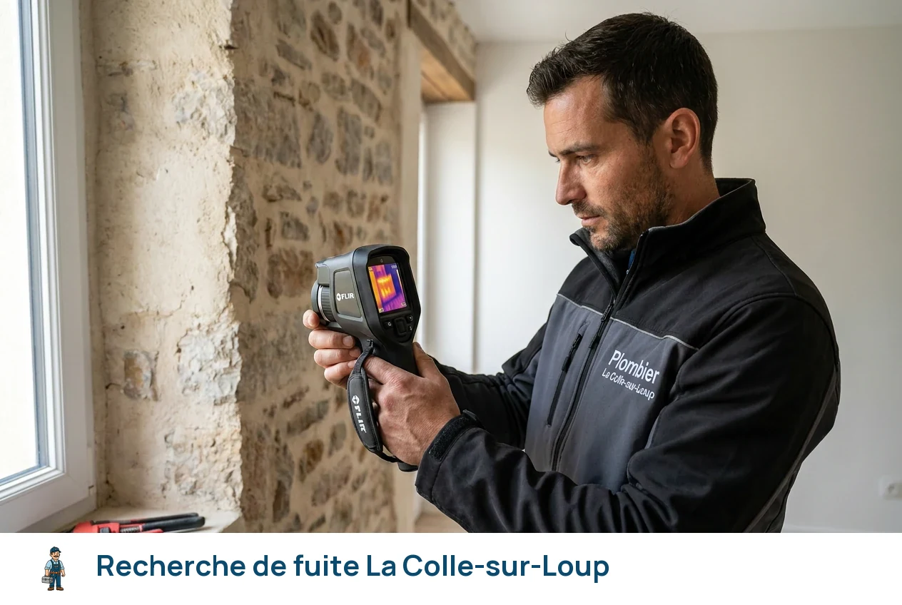 Recherche de fuite à La Colle-sur-Loup
