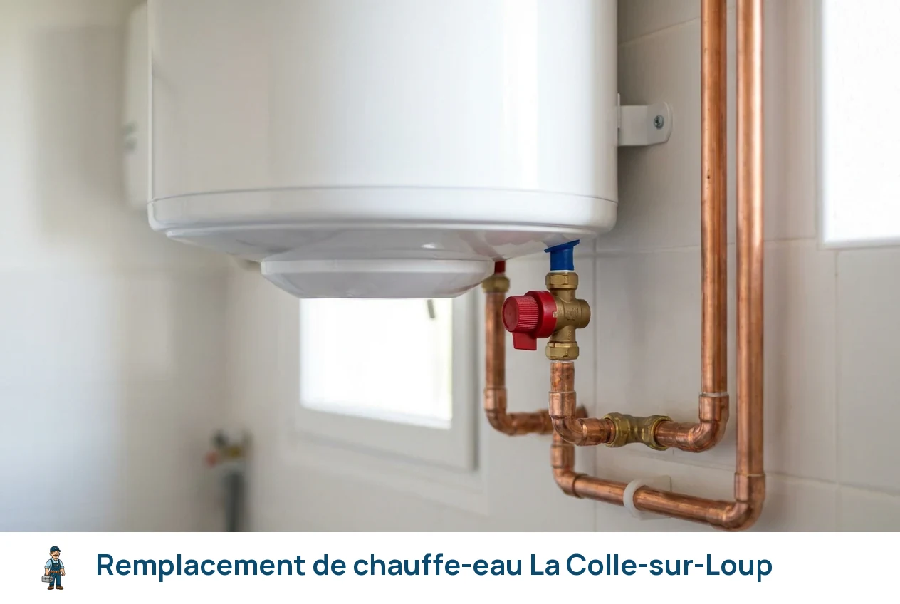 Remplacement de chauffe-eau à La Colle-sur-Loup