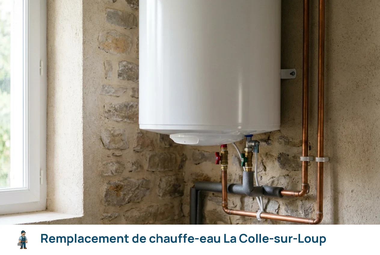 Remplacement de chauffe-eau à La Colle-sur-Loup