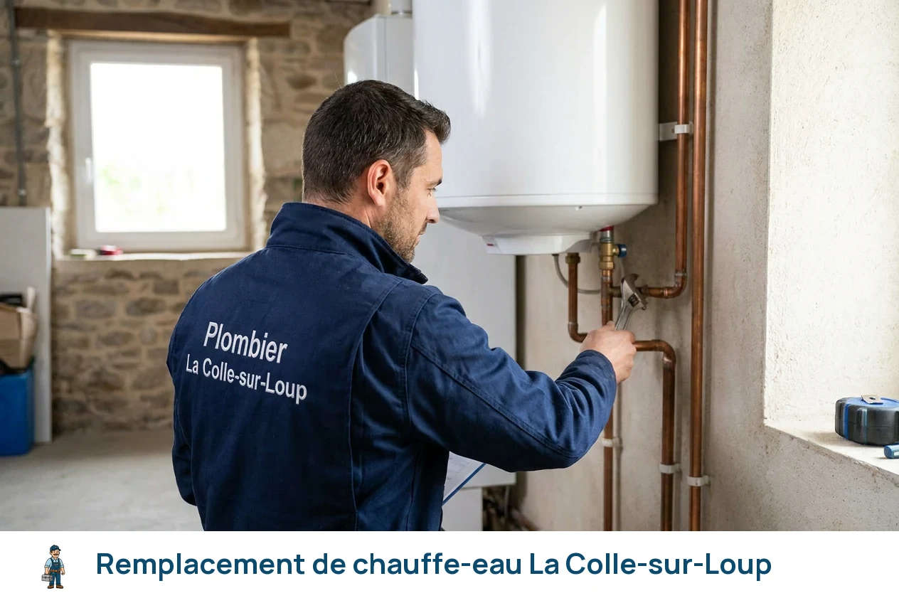 Remplacement de chauffe-eau à La Colle-sur-Loup