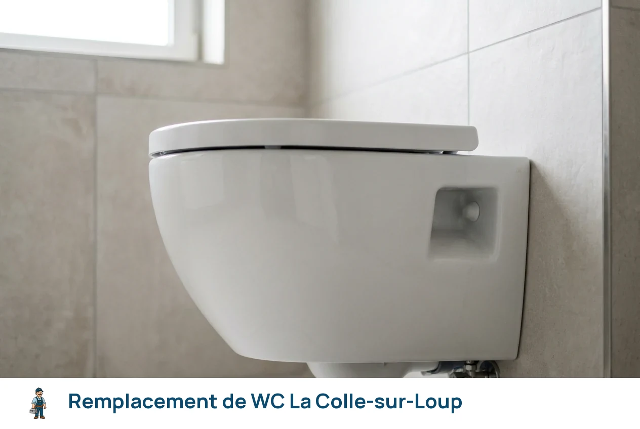 Remplacement de WC à La Colle-sur-Loup